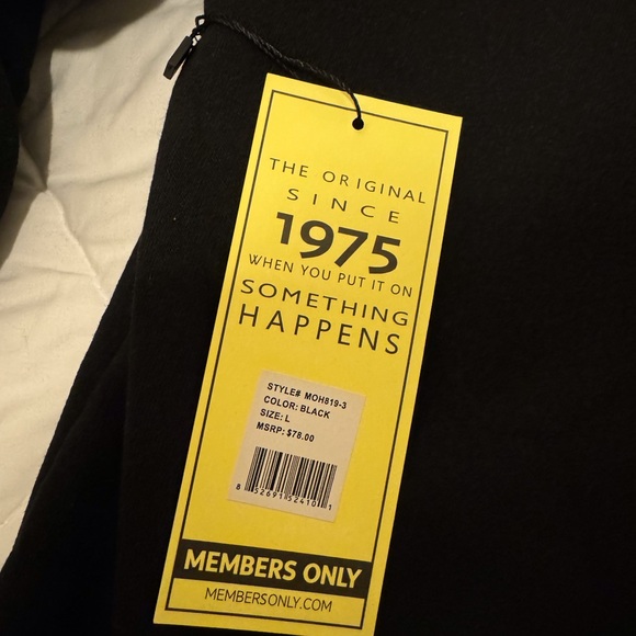 Members only, mood Bad Vibes embroidered hoodie. Men’s medium. New with tags. - Picture 4 of 5